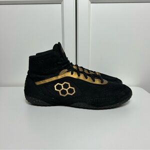 Rudis alpha 2.0 Black and Gold Wrestling Shoes